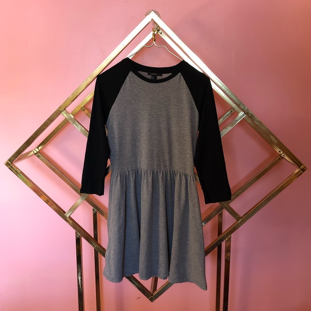 Black and grey dress